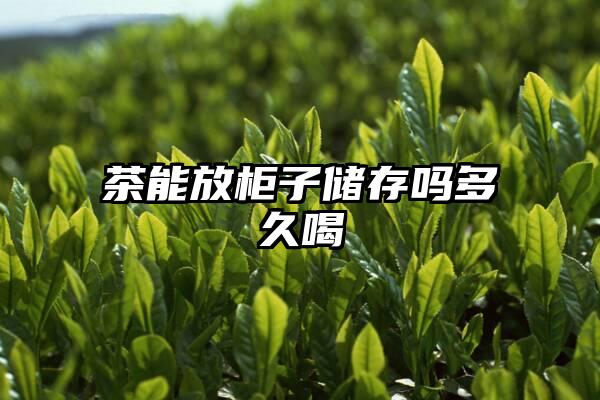 茶能放柜子储存吗多久喝