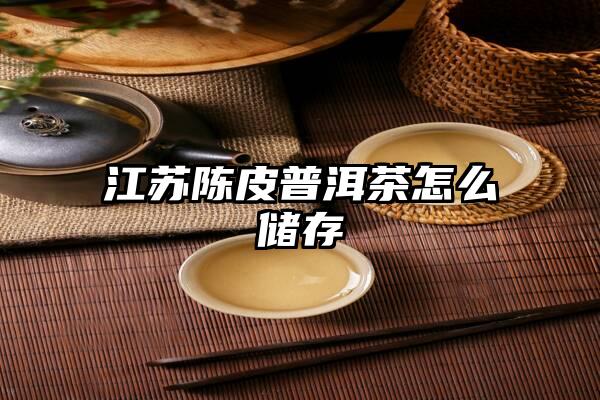 江苏陈皮普洱茶怎么储存