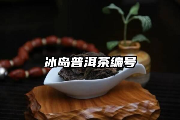 冰岛普洱茶编号