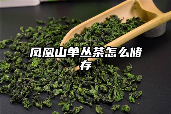 凤凰山单丛茶怎么储存