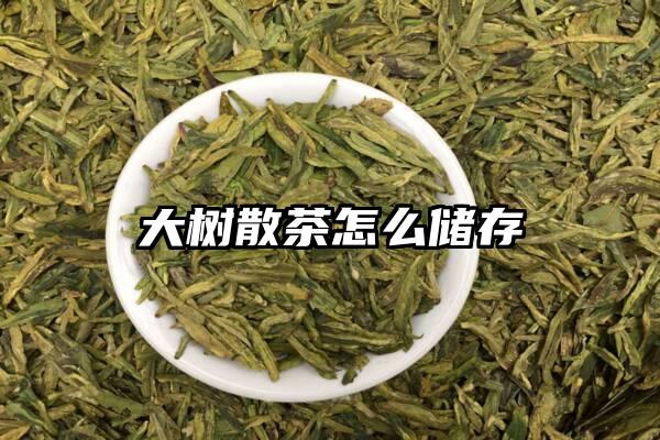 大树散茶怎么储存