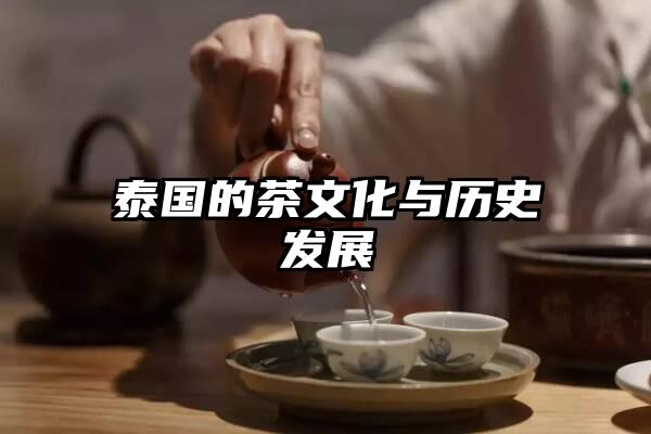 泰国的茶文化与历史发展