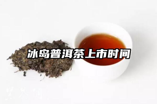 冰岛普洱茶上市时间