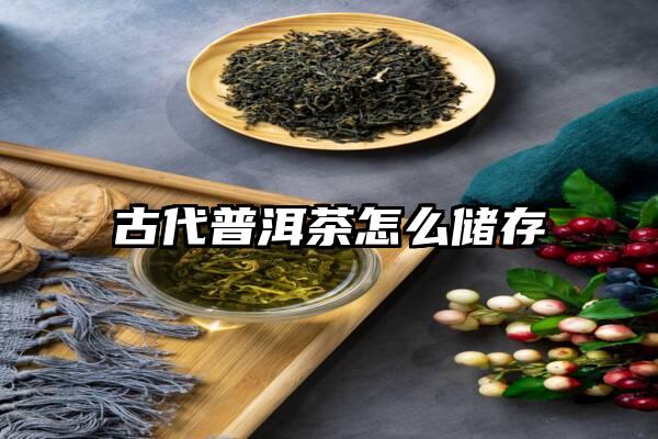 古代普洱茶怎么储存