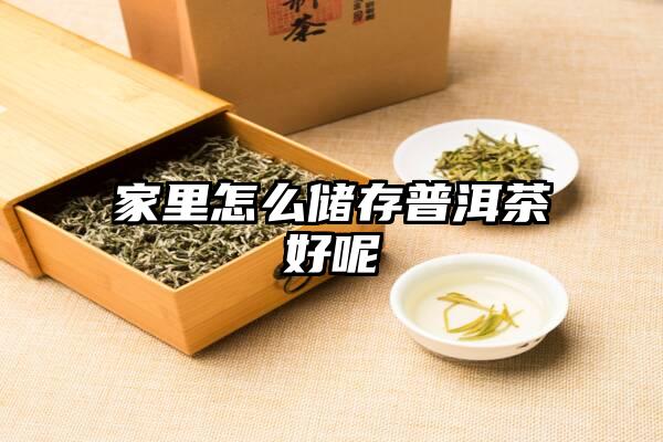 家里怎么储存普洱茶好呢