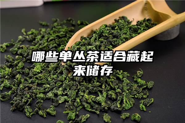 哪些单丛茶适合藏起来储存