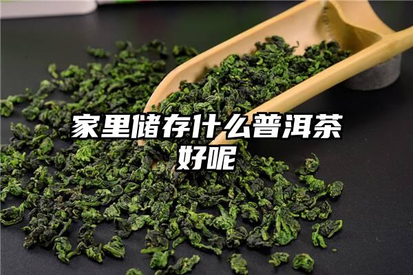 家里储存什么普洱茶好呢