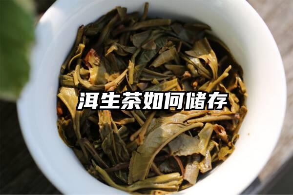 潽洱生茶如何储存