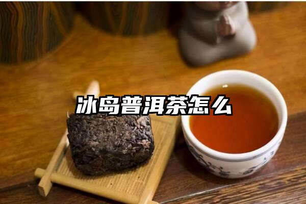 冰岛普洱茶怎么