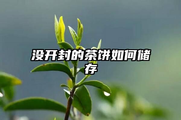 没开封的茶饼如何储存