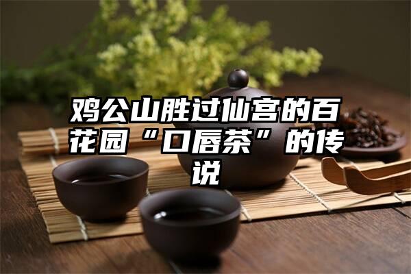 鸡公山胜过仙宫的百花园“口唇茶”的传说