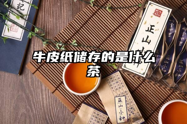 牛皮纸储存的是什么茶