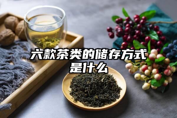 六款茶类的储存方式是什么