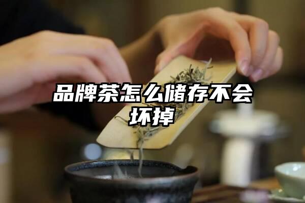 品牌茶怎么储存不会坏掉