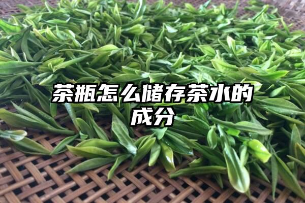 茶瓶怎么储存茶水的成分