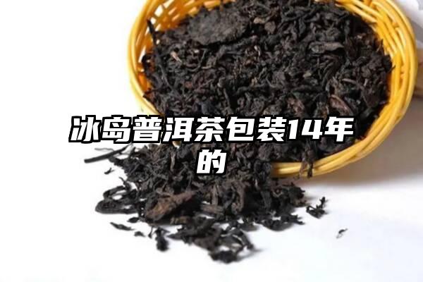 冰岛普洱茶包装14年的