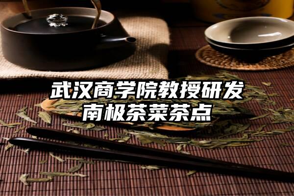 武汉商学院教授研发南极茶菜茶点