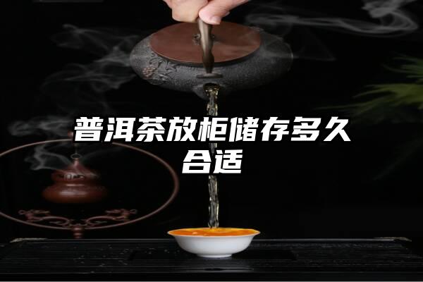 普洱茶放柜储存多久合适