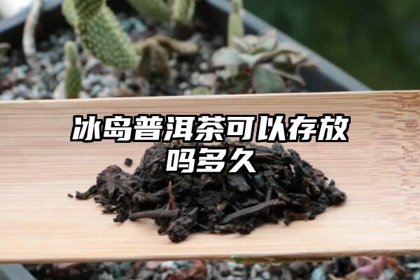 冰岛普洱茶可以存放吗多久