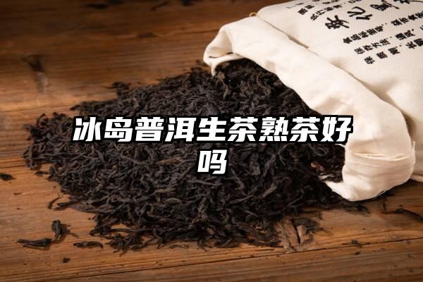 冰岛普洱生茶熟茶好吗