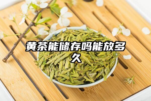 黄茶能储存吗能放多久