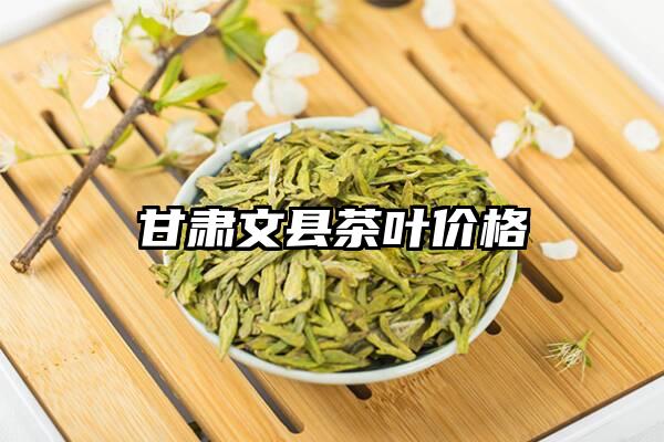 甘肃文县茶叶价格