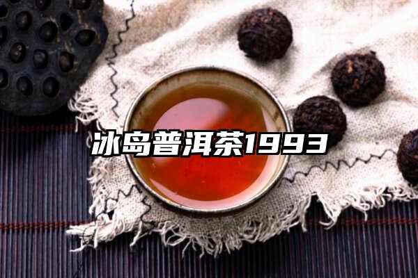 冰岛普洱茶1993