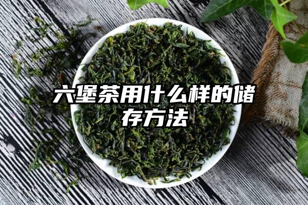 六堡茶用什么样的储存方法