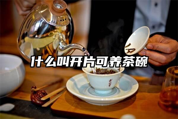 什么叫开片可养茶碗