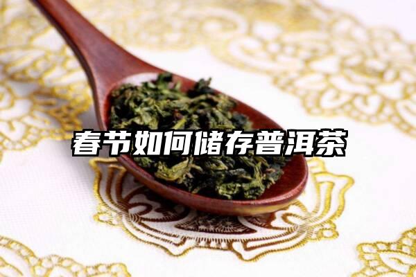 春节如何储存普洱茶