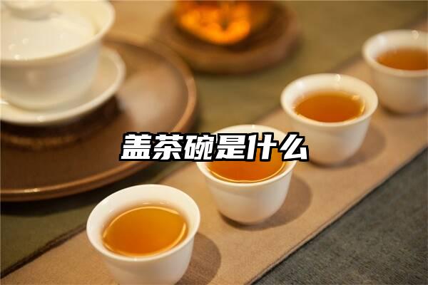 盖茶碗是什么