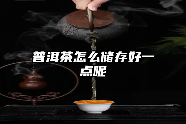 普洱茶怎么储存好一点呢