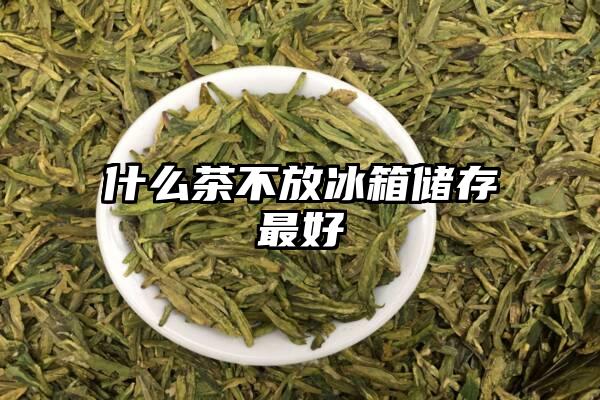 什么茶不放冰箱储存最好