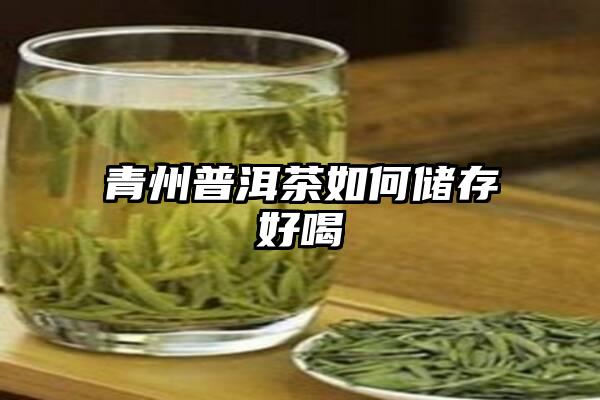 青州普洱茶如何储存好喝
