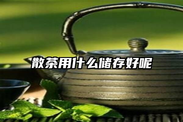 散茶用什么储存好呢