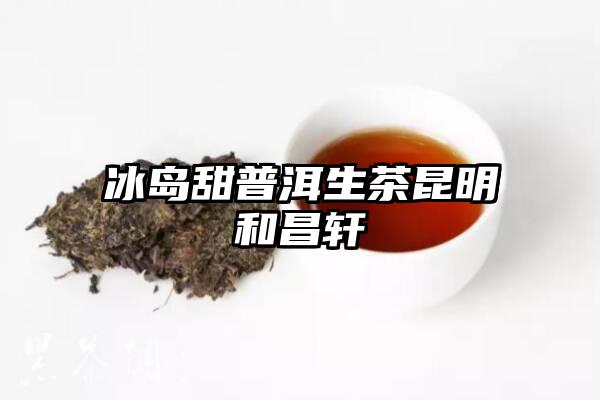 冰岛甜普洱生茶昆明和昌轩