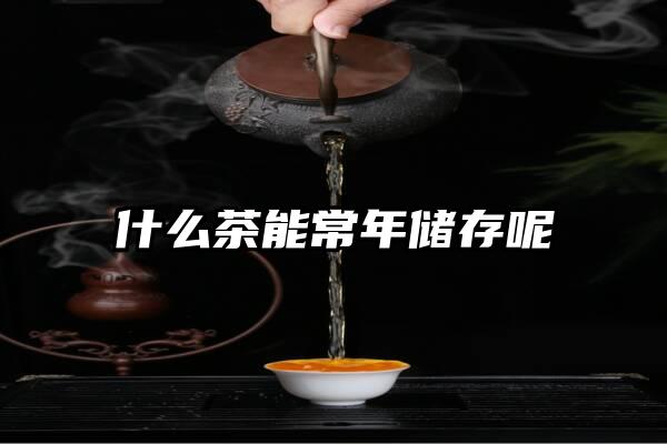 什么茶能常年储存呢