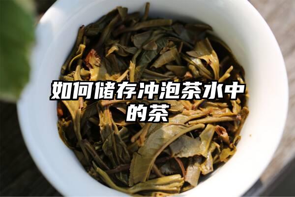 如何储存冲泡茶水中的茶