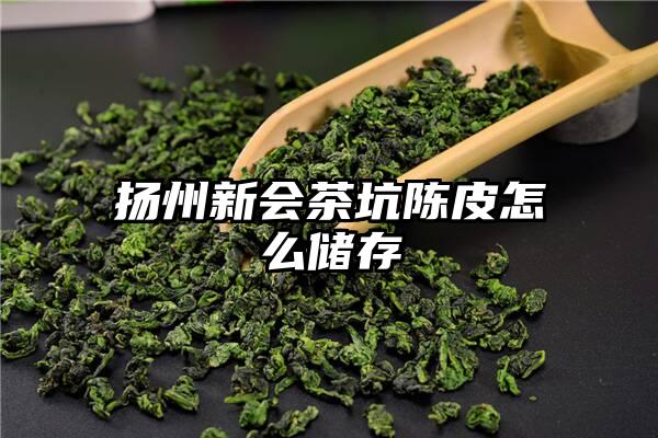 扬州新会茶坑陈皮怎么储存