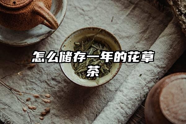 怎么储存一年的花草茶