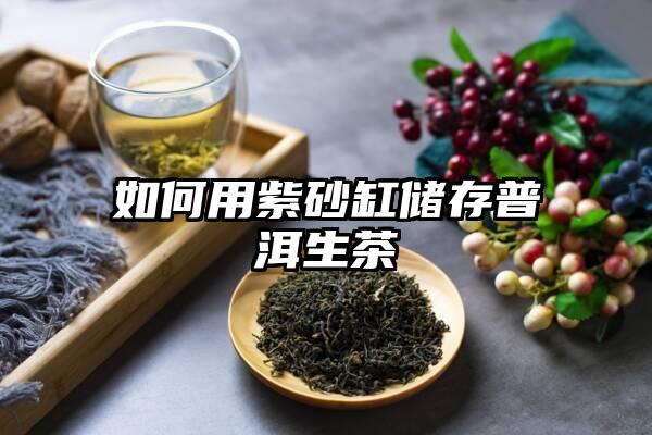 如何用紫砂缸储存普洱生茶