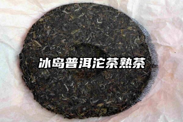 冰岛普洱沱茶熟茶