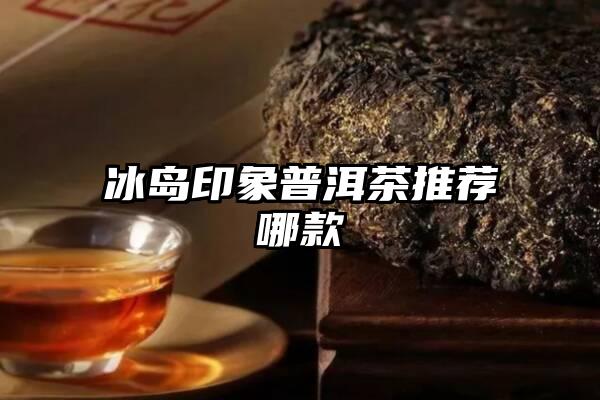 冰岛印象普洱茶推荐哪款