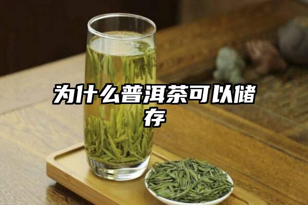 为什么普洱茶可以储存