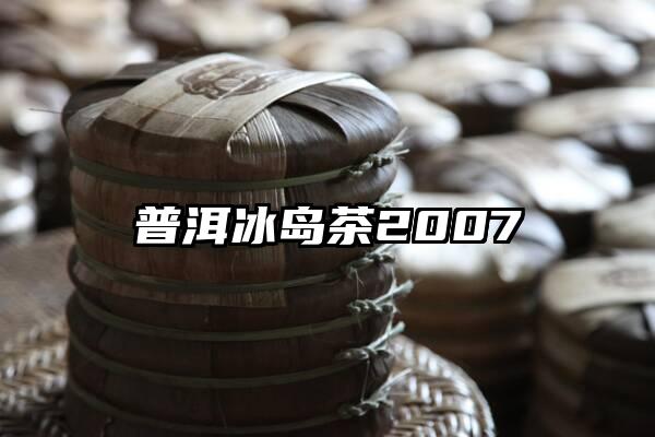 普洱冰岛茶2007