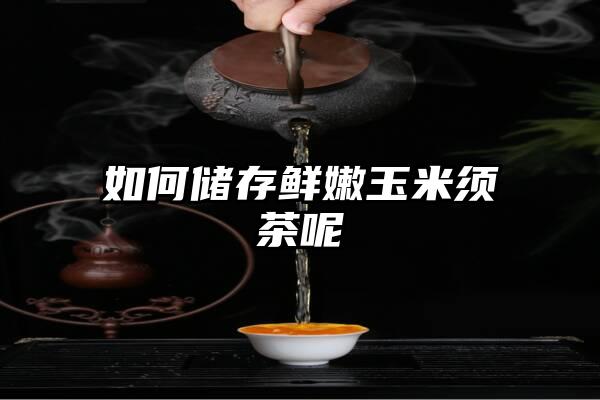 如何储存鲜嫩玉米须茶呢