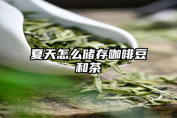 夏天怎么储存咖啡豆和茶