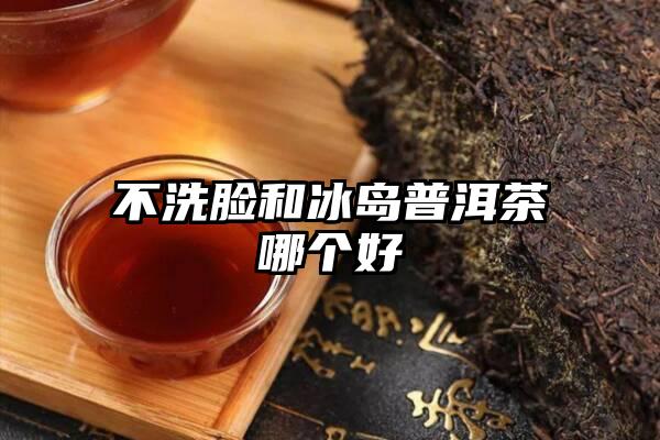 不洗脸和冰岛普洱茶哪个好