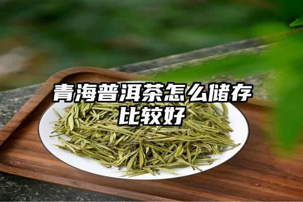 青海普洱茶怎么储存比较好