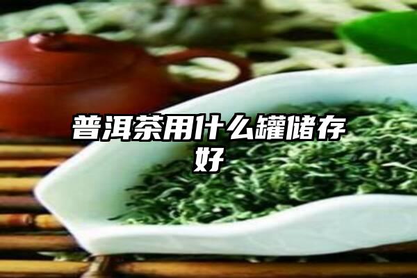 普洱茶用什么罐储存好